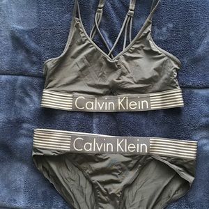 Calvin Klein bra and underwear set